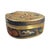 Gold Exceptional Japanese Satsuma Earthenware Box by Tōshōzan For Sale - Image 8 of 13