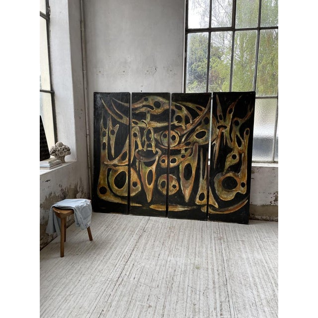 Dmitrienko, Tetraptych, 1950s, Oil on Canvas, Framed For Sale - Image 13 of 18