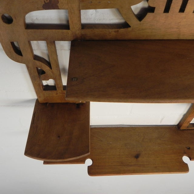 Art Nouveau Wall Rack, 1920s For Sale - Image 6 of 17