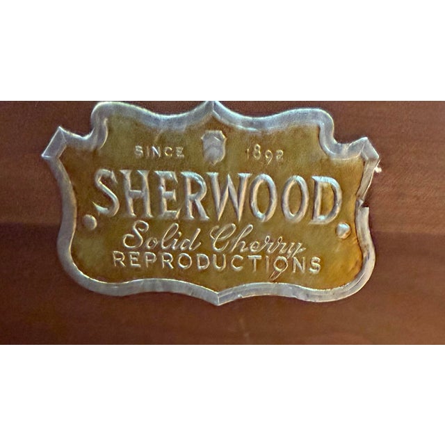 Vintage Sherwood Solid Cherry French Provincial Chest – 3 Drawer For Sale In Birmingham - Image 6 of 6