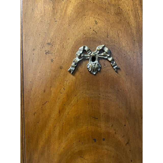 Wood Henredon Solid Wood Armoire – Vintage Fine Furniture For Sale - Image 7 of 8