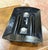 Wood French Art Deco Black Lacquered Wood Desk Set With Glass Inkwells For Sale - Image 7 of 9