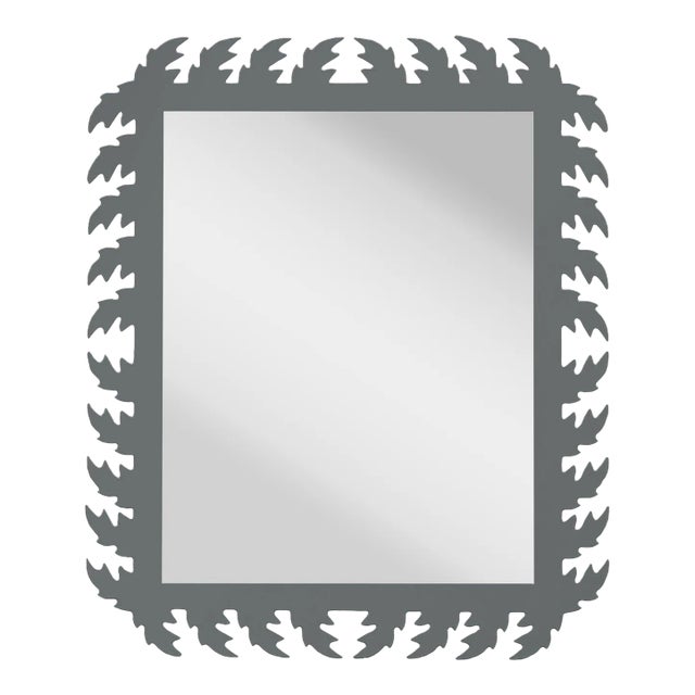 Fleur Home Audubon Rectangle Mirror in Gunmetal, 33x43 For Sale