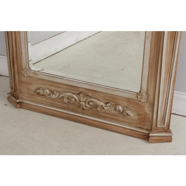Ethan Allen Ethan Allen Large Italian Carved Pier Mirror For Sale - Image 4 of 18