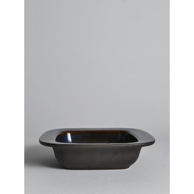 Mid-Century Modern Blue Stoneware Catchall by Einar Johansen, Søholm, Denmark, 1960s For Sale - Image 13 of 15
