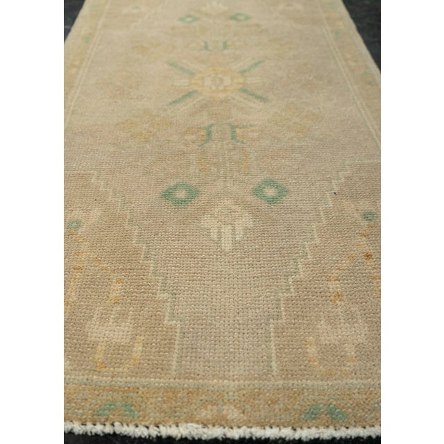 Turkish Turkish Mini Rug Oriental Hand Knotted Vintage Rug 1'8" x 3'3" #21071 For Sale - Image 3 of 8