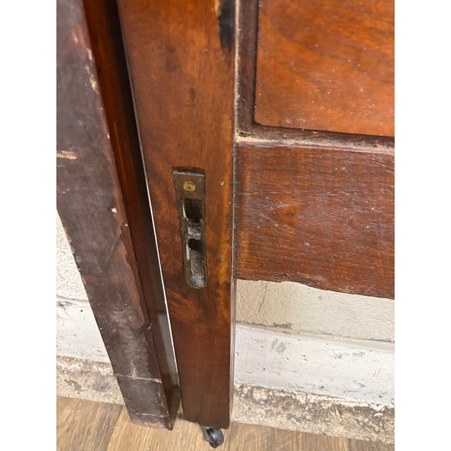 Vintage Twin Size Victorian Eastlake Carved Headboard and Footboard For Sale - Image 11 of 15