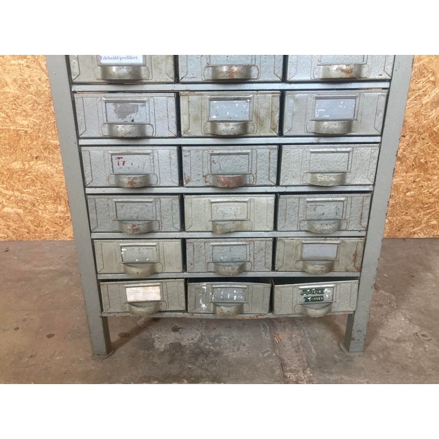 Metal Industrial Metal Workshop Drawer Cabinet by Bito, 1960s For Sale - Image 7 of 18