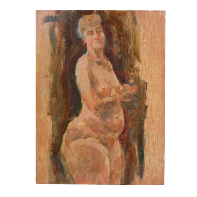 Figurative Two Bare Naked Ladies Original Paintings For Sale - Image 3 of 9