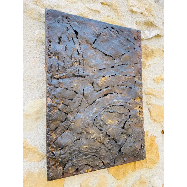 Mid-Century American Brutalist Wall Sculpture by Irv Bramberg, 1960s, Set of 3 For Sale - Image 6 of 18