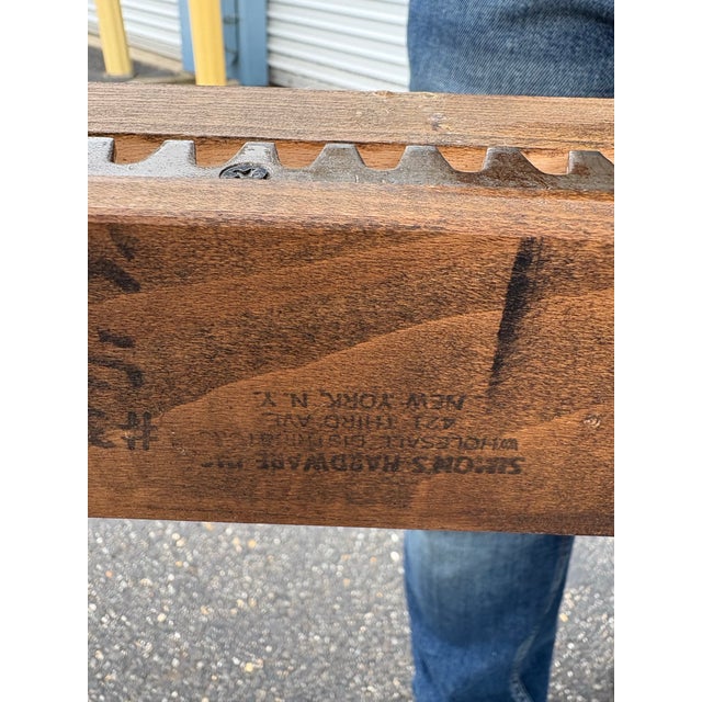 Brown 1960’s Mid Century Modern Dining Table For Sale - Image 8 of 12