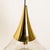 Cone Shape Brass & Clear Glass Pendant Light from Limburg For Sale - Image 4 of 14