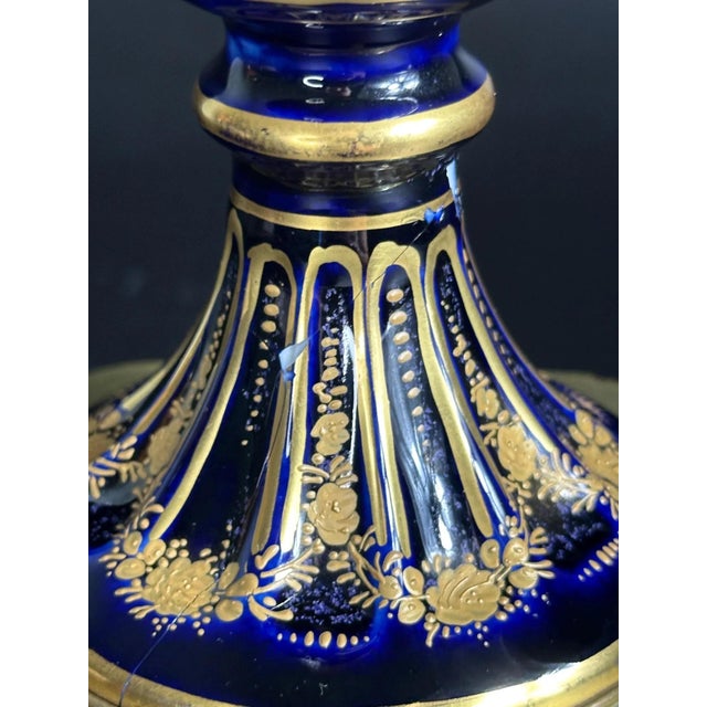 Antique Porcelain Vase by E. Froger, France For Sale - Image 10 of 11