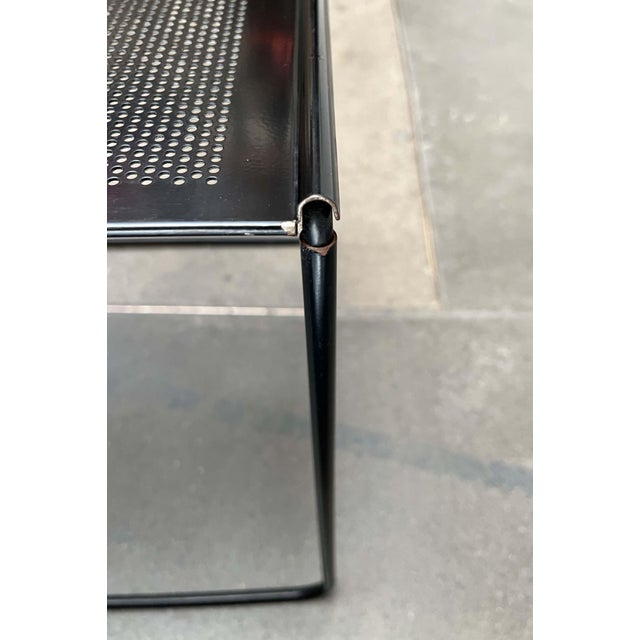 Postmodern Perforated Metal Nesting Side Table from Ikea, 1980s For Sale - Image 17 of 18