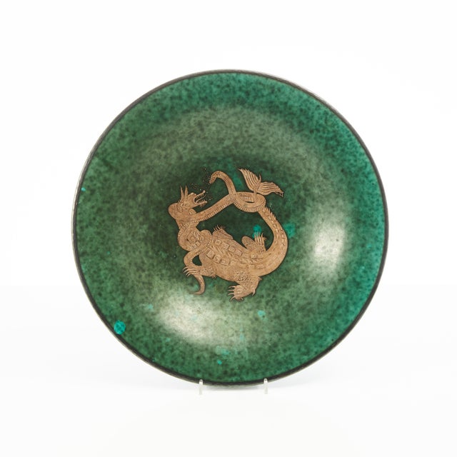 Gustavsberg Large Argenta Dish by Wilhelm Kåge for Gustavsberg, Sweden, 1950s For Sale - Image 4 of 4