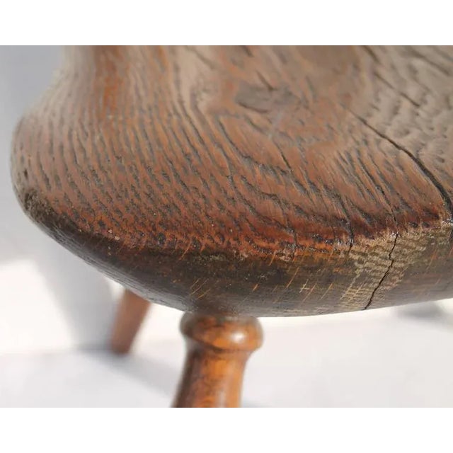 Early and 19th Century Child's Windsor Chair For Sale - Image 4 of 11