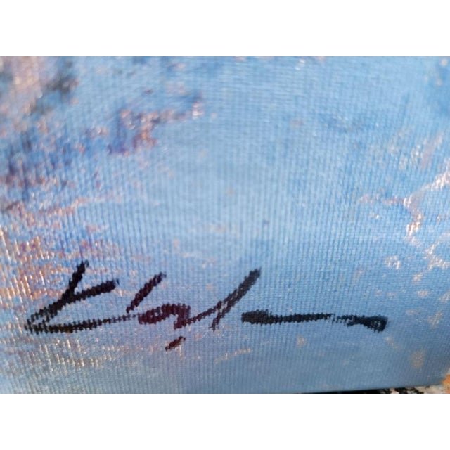 Early 21st Century Ovidiu Kloska, A Way to Infinity in Serene Light, Acrylic on Canvas For Sale - Image 5 of 10