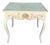 18th C Style Swedish Rococo Painted Side Table For Sale