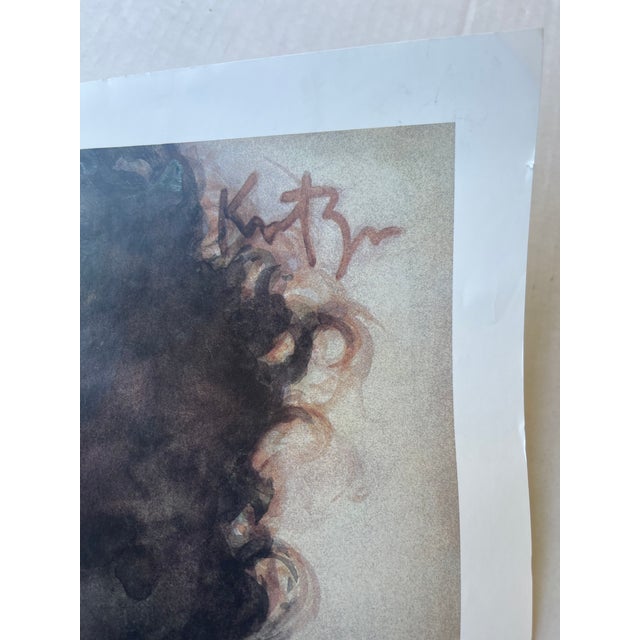 Black 1981 Tristan Und Isolde Opera Poster by David Kreitzer - Pacific Northwest Wagner Festival, Seattle Opera. For Sale - Image 8 of 11