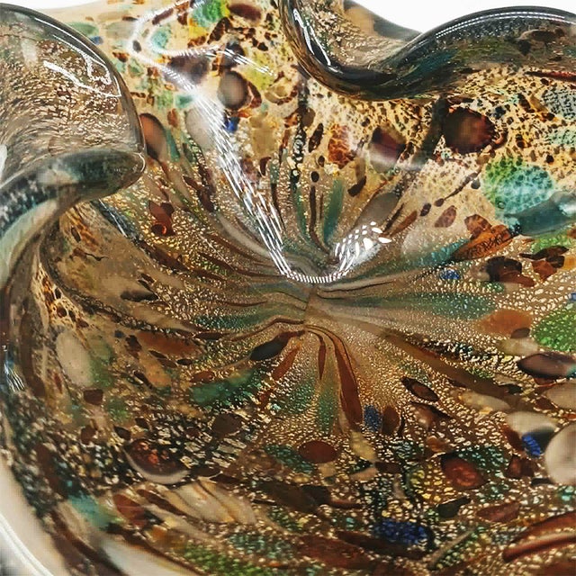 Large Murano Glass Ashtray attributed to Dino Martens, Italy, 1950s For Sale - Image 11 of 13