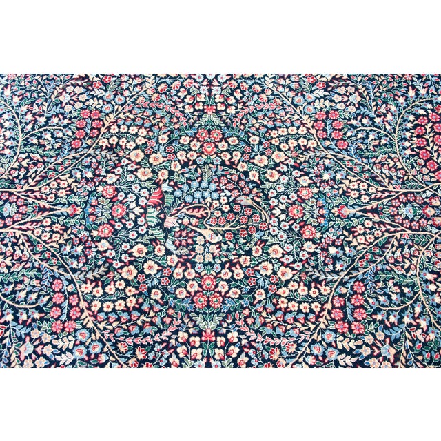 Early 20th Century Persian Kirman Rug For Sale - Image 9 of 15