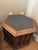 1970s 1970s Vintage Hexagonal Side Table For Sale - Image 5 of 9