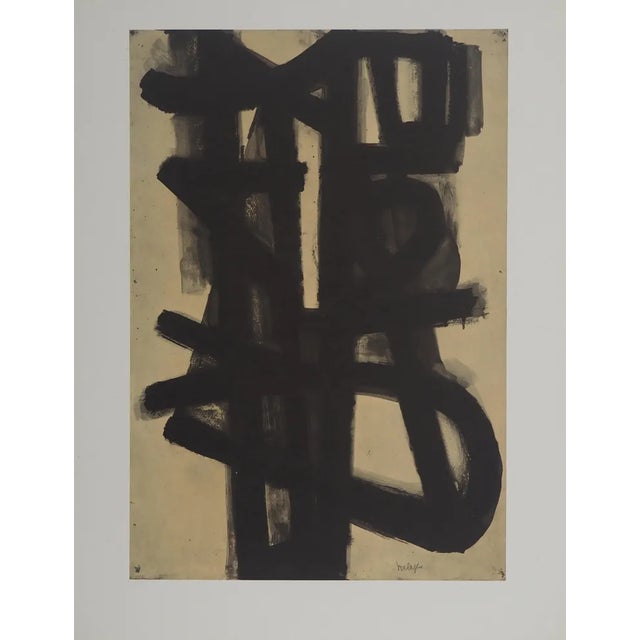 Pierre Soulages, After a Painting II from 1947, Photogravure For Sale