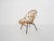 Rattan & Metal Lounge Chair from Rohe Noordwolde, the Netherlands, 1950s For Sale - Image 4 of 10
