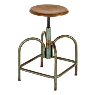 Architects Stool by Heliolithe For Sale