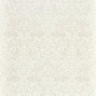 Morris & Co Pure Brer Rabbit Wallpaper in White Clover For Sale