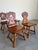 Rustic European Vintage Brutalist Tyrolean Swiss Alpine Carved Pine Dining Chairs, Set of 4 For Sale - Image 3 of 12