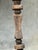 Large Antique Abstract Hand-Carved Nupe House Post on Custom Stand For Sale In Philadelphia - Image 6 of 12