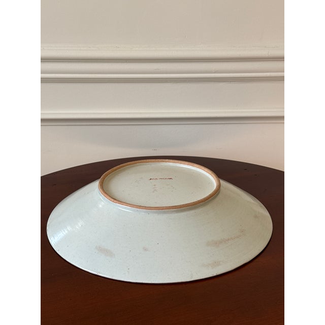 Chinese Export Hand Painted Rose Medallion Shallow Bowl For Sale - Image 12 of 15