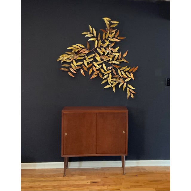 MidCentury Modern Walnut Wood Sliding Door Bookcase Circa 60s