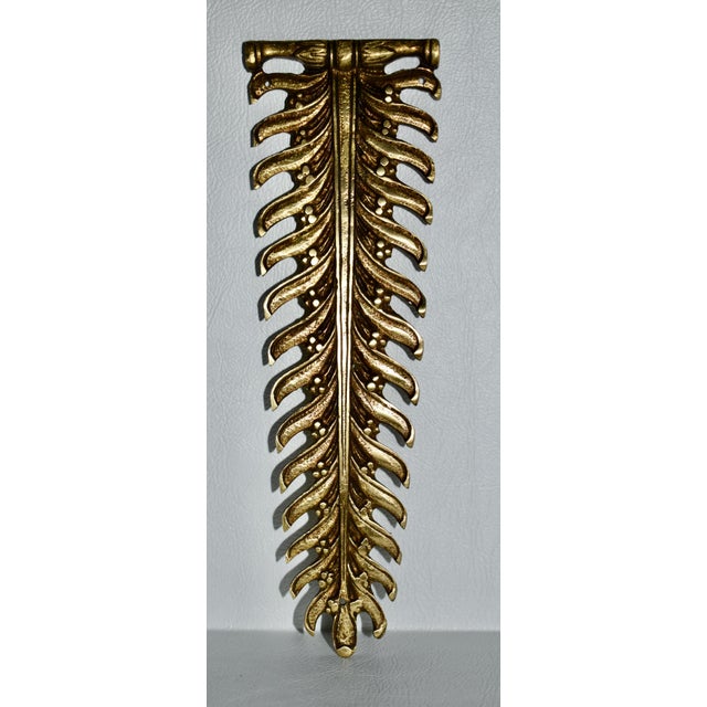 Late 19th Century Antique French Empire Style Brass Ornate Ormolu For Sale - Image 5 of 11