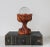Vintage Hand-Crafted Wooden Goblet Style Candle Holder For Sale - Image 9 of 9