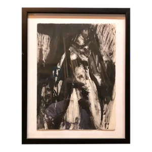 Late 20th Century Jamie Marin-Price, Abstract Figure Study of a Nude Woman Oil Painting