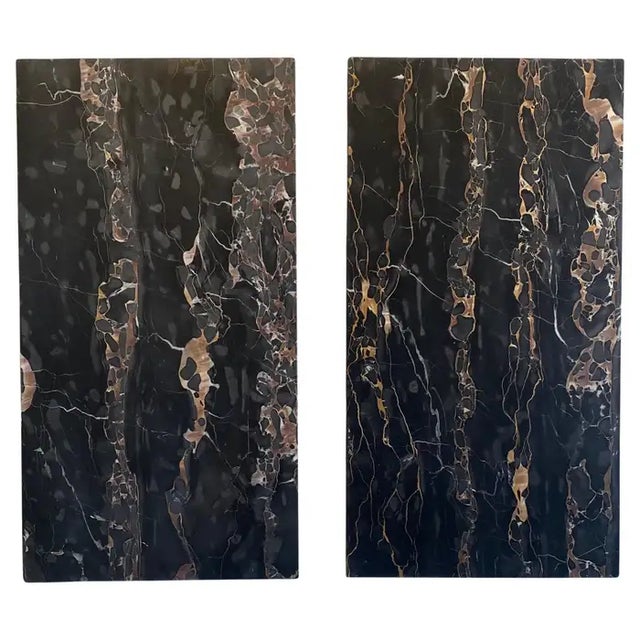 Neoclassical Neoclassical Style Burlwood Wall Mount Console Tables, Pair For Sale - Image 3 of 10