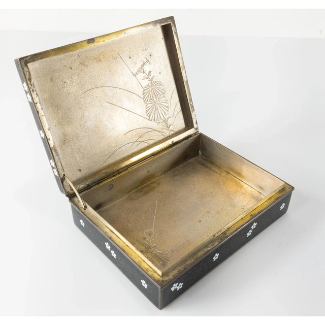 Japanese Cloisonne Enamel Trinket or Stash Box For Sale - Image 9 of 13