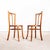 French Single Hoop Back Dining Chairs, 1950s, Set of 2 For Sale - Image 4 of 4