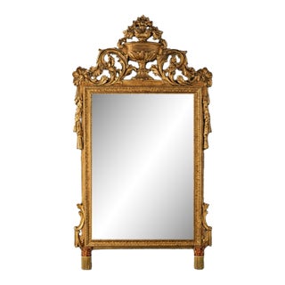 19th Century Adam Style Giltwood Mirror For Sale