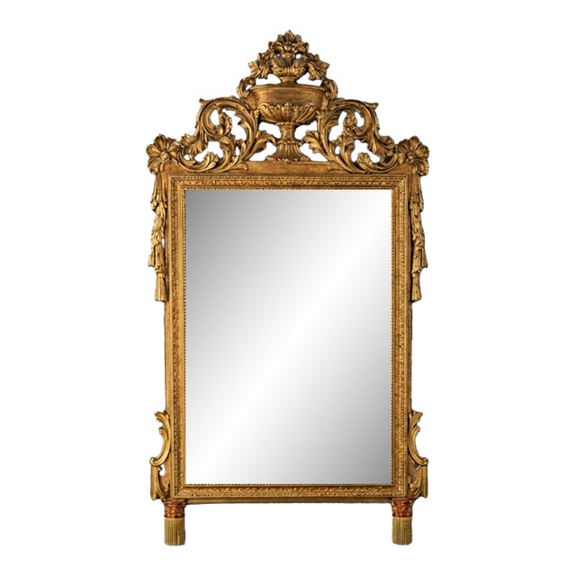 19th Century Adam Style Giltwood Mirror For Sale
