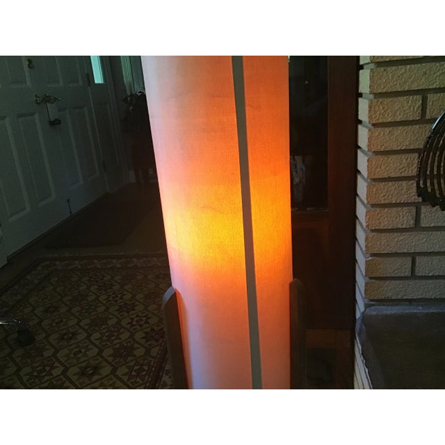 Mid-Century Modern Cylindrical Floor Lamp in the Style of Adrian Pearsall For Sale - Image 9 of 13