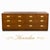 1970s Henredon Campaign Style Triple Dresser / Credenza in Warm Walnut With Brass Hardware For Sale - Image 5 of 12