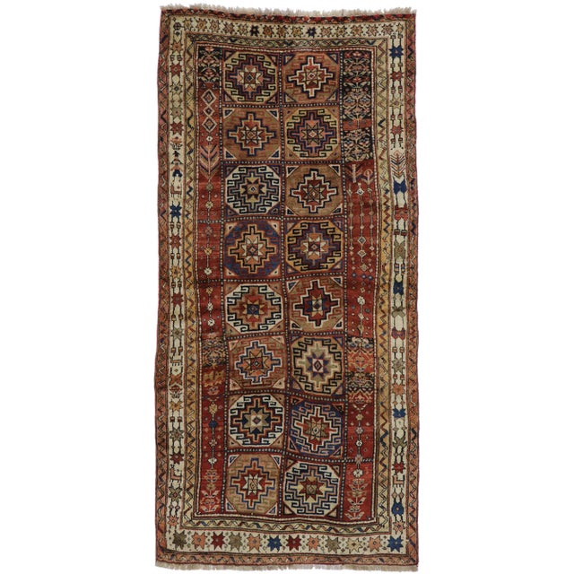 Antique Karabagh Azerbaijan Gallery Rug - 05'03 X 11'00 For Sale - Image 9 of 9