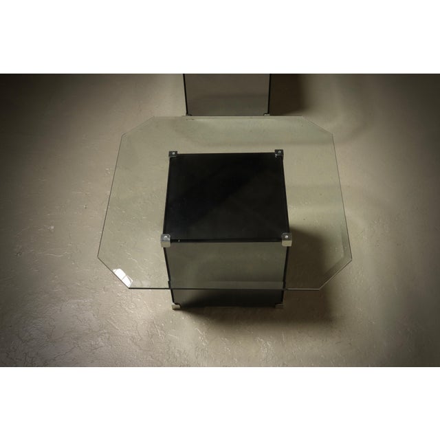 Mirrored Glass Coffee Tables, 1980s, Set of 2 For Sale - Image 6 of 10