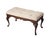 Spritely Home Accent Furniture Grace Wooden 38"W Bench, Cherry Brown For Sale - Image 4 of 4