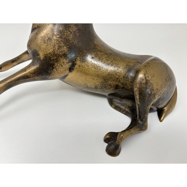 Loet Vanderveen Bronze Reclining Horse Sculpture Signed Numbered Limited Edition For Sale - Image 10 of 12