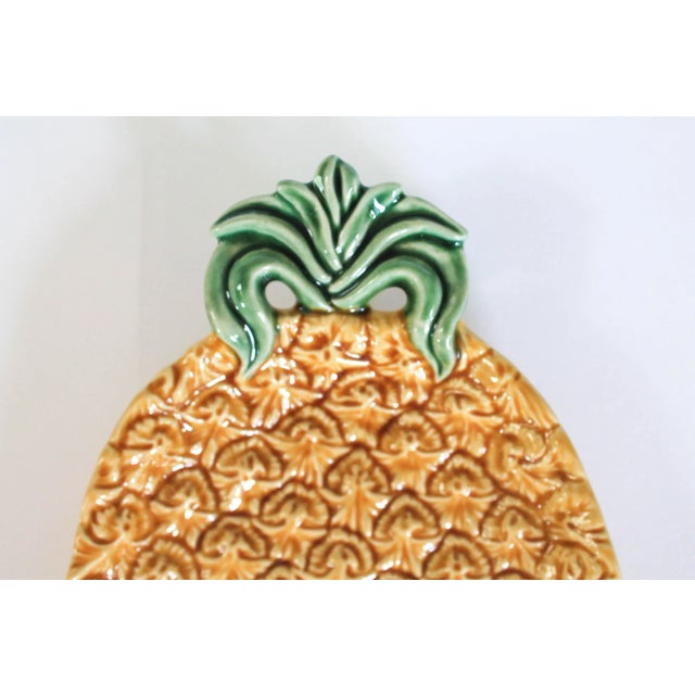 Bordallo Pinheiro Bordallo Pineapple Serving Tray For Sale - Image 4 of 8