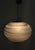 Made in Italy, 1970s - 1980s. This pendant features and mold-blown etched glass shades with brown brush strokes. They are...